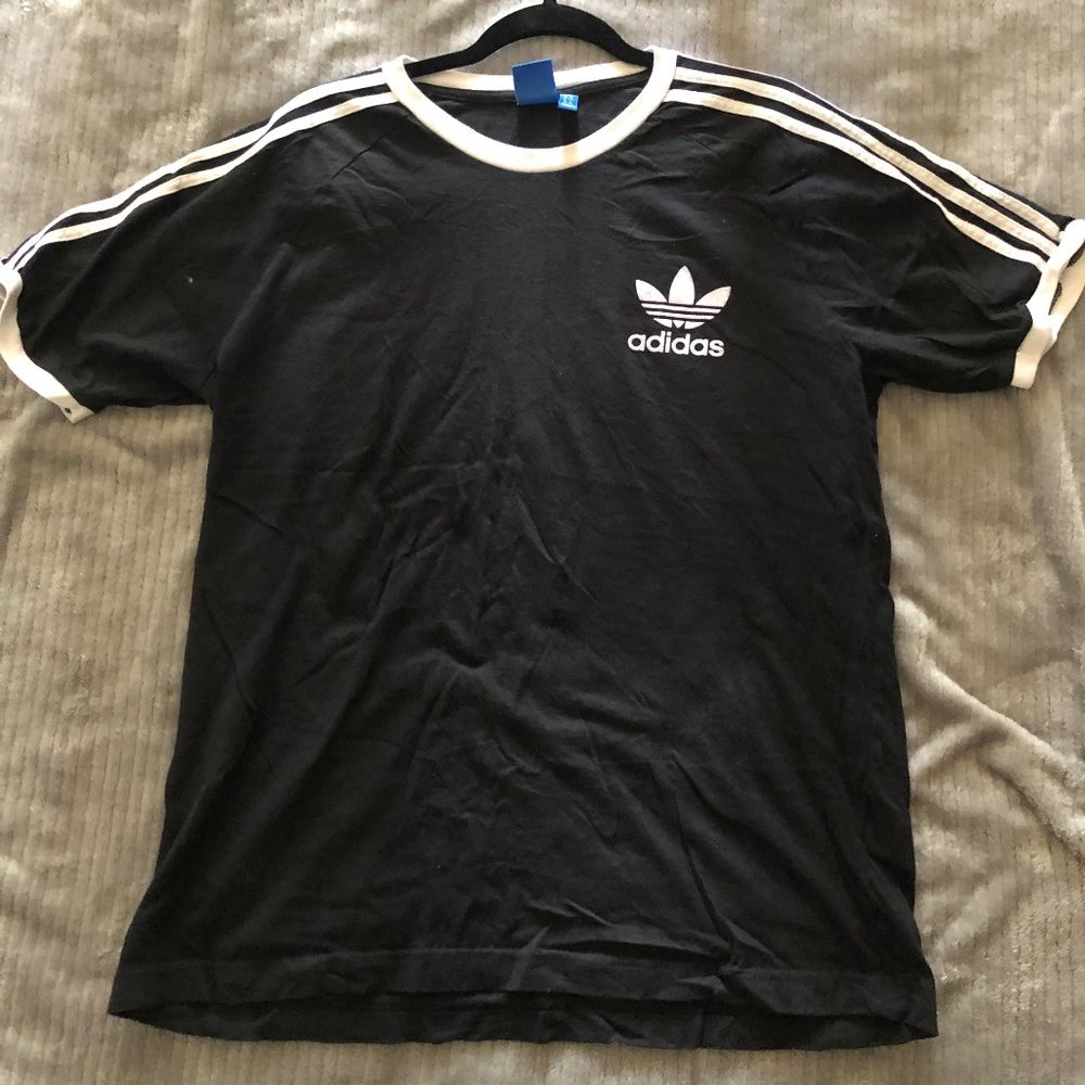 Adidas Black Logo Tee